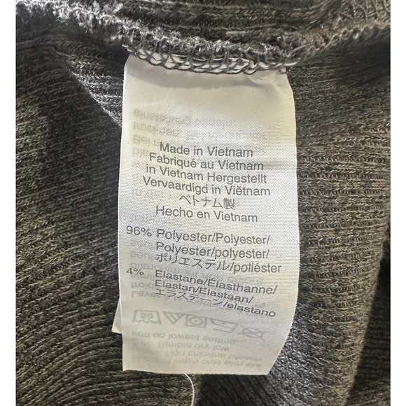 Madewell Ribbed Pocket Tee Midi Dress Short Sleeve Gray AB300 Womens Size Medium - Picture 12 of 15